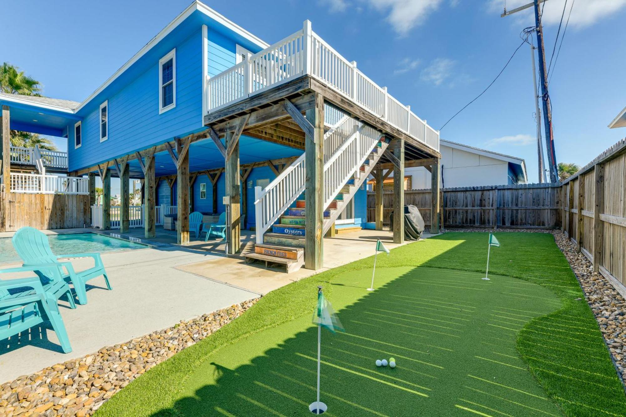 Trendy Port Aransas Home With Private Pool And Deck! Eksteriør bilde