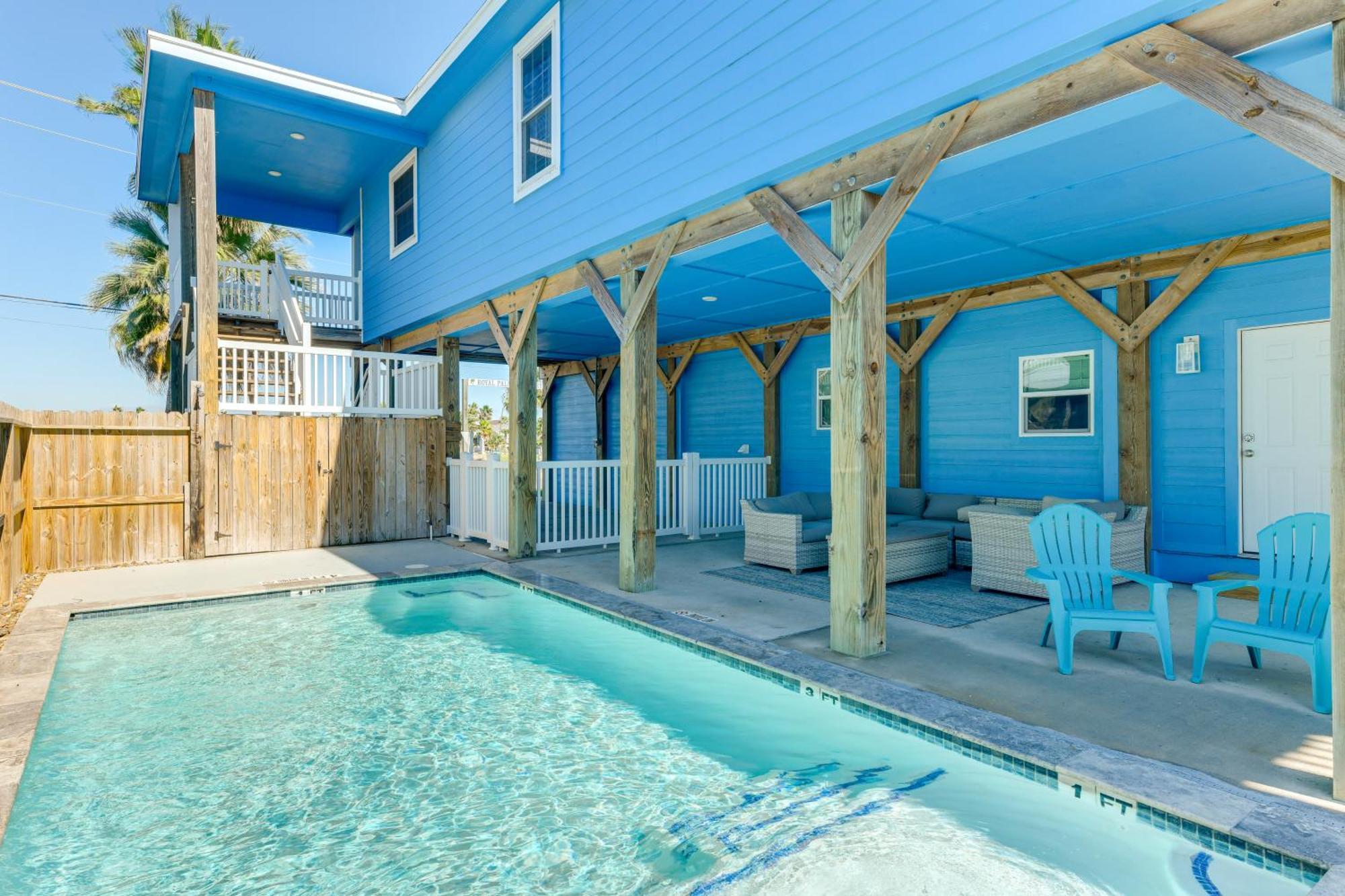 Trendy Port Aransas Home With Private Pool And Deck! Eksteriør bilde
